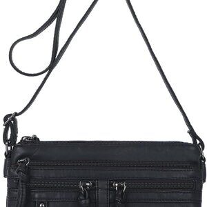 Designer-Inspired Small Crossbody Bag with Snowflake Pullers - Gift-Ready